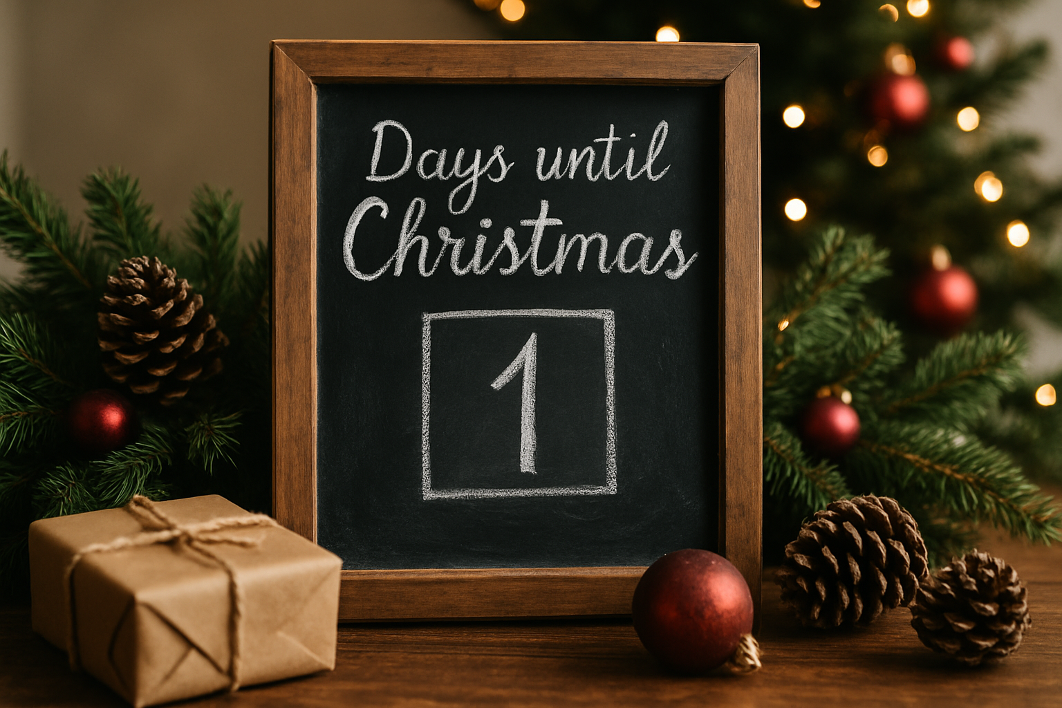 hvor mange dager til jul - Illustration